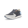 Basket bleu marine en cuir